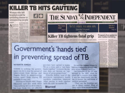 South African newspapers fuelled alarm about XDR-TB