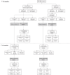 Figure 2. Outcomes following screening in the Dutch cervical cancer screening programme, cohorts 2017 and 2018 up until March 31, 2019. Cases with missing values for income or screening region are not shown. Approximately 1.5% of CIN 2+/3+ lesions were diagnosed outside of the normal screening pathways (i.e., either after incongruent advice or inadequate cytology). These are not shown on this flowchart but are included in the model. Imputed CIN values for women who used the self-sampling test and had no cytology result are not included. #, There were 56 women given the advice to return to routine screening following a hrHPV+/NILM screening result. Compliance with 6 month cytology is calculated as a proportion of those women receive advice to return for 6 month cytology. *, There were 19 women who used self-sampling given the advice for a repeat cytology test following an hrHPV+/ASC-US screening result. Compliance with referral is calculated as a proportion of those women receive referral advice. **, There were 142 women who received an advice other than referral for colposcopy following a low-grade cytology abnormality. Compliance with referral is calculated as a proportion of those women receive referral advice. ‡, Not all women who complied with referral advice received an histologically confirmed diagnoses (i.e., cytology only). These women are also included in this category. NILM, negative for intraepithelial lesion or malignancy; ASC-US+, atypical squamous cells of undetermined significance or higher.