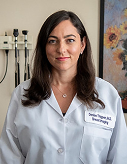 Denise Thigpen, MD, is the former director of breast imaging at Walter Reed National Military Medical Center and currently serves as assistant professor of radiology at The George Washington University School of Medicine. She is a practicing breast imager with a focus on teaching fellows, residents, and medical students, with special interests that include multimodality breast screening and supporting women in radiology.