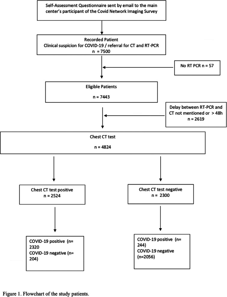 Flowchart of the study patients.