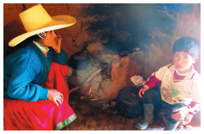 Cookstove pollution in a Peruvian home