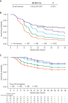 Figure 4. Univariate Cox model to assess the time-dependent effect of B-cell recovery on EFS. A, HR, confidence interval, and P value for the risk of relapse once patients had B-cell recovery within 1 year after infusion. B, Adjusted EFS curves based on the Cox model from A for patients with B-cell recovery by month 3 (M3), month 6 (M6), month 9 (M9), and month 12 (M12). C, Landmark EFS analysis for patients with persistent B-cell aplasia and reaching M3, M6, M9, and M12.