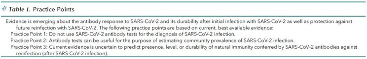 Table 1. Practice Points