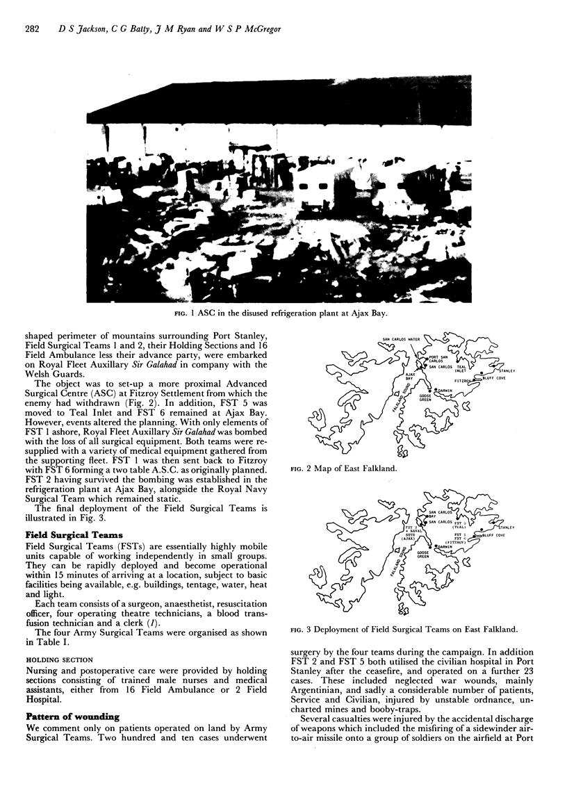 The falklands war army field surgical experience pmc
