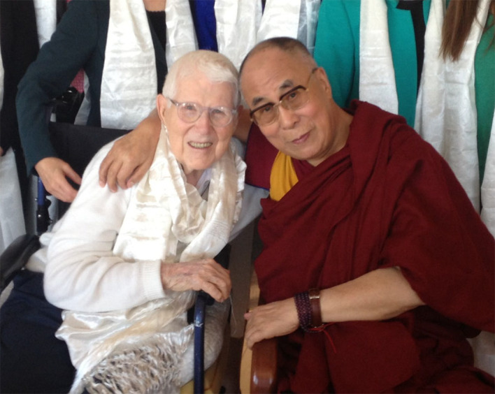 Dr. Aaron T. Beck and the Dalai Lama