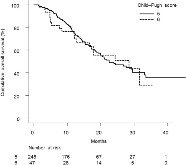 Impact of modified albumin–bilirubin grade on survival in patients with ...