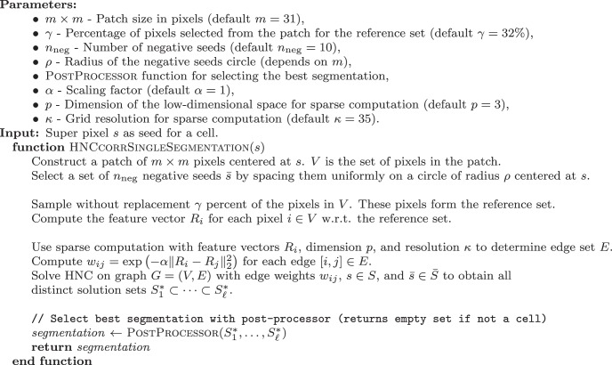 Algorithm 1: