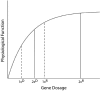 Fig. (2). Saturation kinetics and genetic dominance.