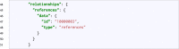 Box 3 An excerpt JSON data response for links to other entries related to this structure in the database (here, a bibliographic references entry).