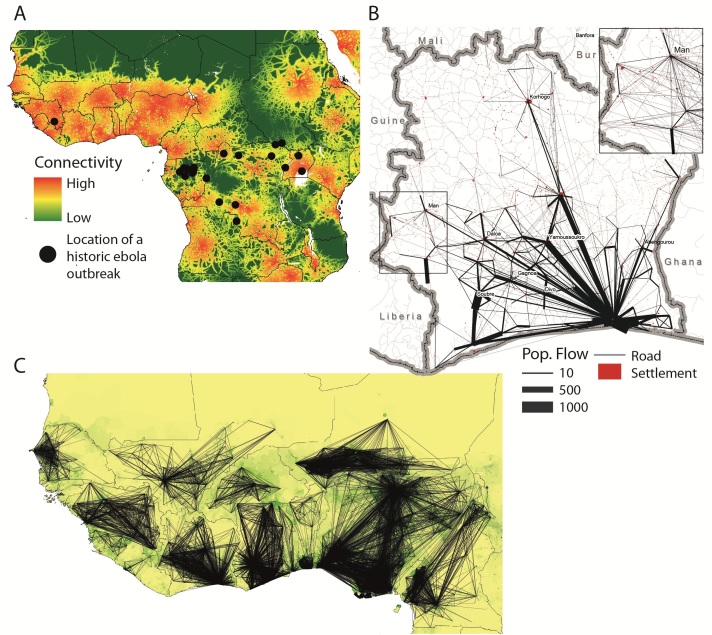 Mobility patterns and connectivity in West Africa. 