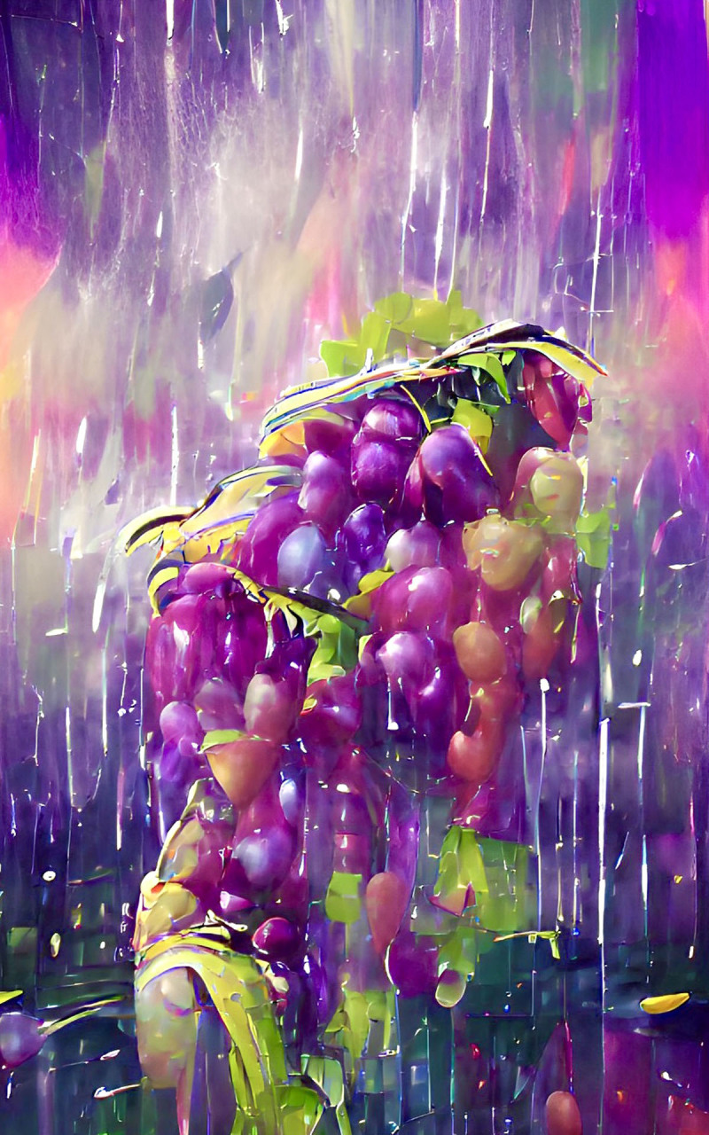 Grapes in the Rain