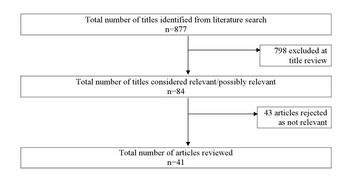 Literature Search Flow