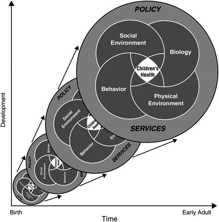 FIGURE 1. National Research Council and Institute of Medicine model of children’s health and its influences.9