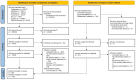 PRISMA flowchart of the search and selection process