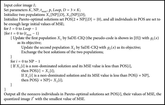 Pseudocode 1