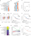 Figure 7. Increased expression of CSNK1D, CSNK1E, OxPhos, and mitochondrion signature genes are hallmarks of disease progression and connote poor outcomes in multiple myeloma. A, Heat map of mean ssGSEA of hallmark signatures across 687 (CD138+) multiple myeloma patient samples having indicated stages of clinical disease progression. B, Heat map shows average log2 expression of OxPhos hallmark genes that are downregulated by ex vivo SR-3029 treatment in multiple myeloma from patients (Fig. 4F) as a function of multiple myeloma disease state. C, The average log2 expression of the mean individual gene in the individual sample of SR-3029–associated OxPhos genes as a function of multiple myeloma disease state, z-normalized to the expression values across all multiple myeloma samples, was analyzed. D, Box plots depicting CSNK1D and CSNK1E log2 z-normalized expression for patients at the indicated clinical stage. Each symbol represents expression of an individual patient sample. **, P ≤ 0.01; ***, P ≤ 0.001. E and F, Clinical outcomes for 483 patients with multiple myeloma based on CSNK1D (E) or CSNK1E (F) expression. Patient cohorts were divided into tertiles based on gene expression level and a log-rank test for trend was conducted. CSNK1D median survival: top tertile, 2.3 years; middle tertile, 3.4 years; bottom tertile, 3.6 years. CSNK1E median survival: top tertile, 2.0 years; middle tertile, 3.6 years; bottom tertile, 3.4 years. G, GSEA was performed on paired RNA-seq data from CD138+-selected cells from the 74/75 multiple myeloma patient biopsies that showed ex vivo sensitivity to SR-3029. Nominal enrichment scores based on patient sample sensitivity to SR-3029 are shown for hallmarks with a nominal P < 0.05 and FDR q < 0.1. H, Enrichment plot from GSEA of correlations between SR-3029 resistance (high to low as measured by AUC from EMMA analysis, red to blue, respectively) and expression of genes in the GO: Mitochondrion signature (black bars). I, Overall survival for patients based on their nominal enrichment score for the GO: Mitochondrion signature. Only patients with a nominal P < 0.05 and FDR q < 0.1 were included in the survival analysis.