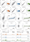 Figure 3. Lenalidomide-induced loss of enhancer coactivators in IMiD-sensitive cells. A–C, Scatter plots of IKZF1 (A), P300 (B), and BRD4 (C) ChIP-seq signal in MM1S control (ctrl) and lenalidomide (Len)-treated cells (10 μmol/L, 24 hours). D–F, Scatter plots of IKZF1 (D), P300 (E), and BRD4 (F) in RPMI8226 ctrl and Len-treated cells. The signal at each region is shown to the right of the scatter plots for control and lenalidomide treatment. G, Scatter plot of lenalidomide-induced fold changes at regions cobound with IKZF1 and P300 (left), as well as a binned analysis of fold changes ranked by lenalidomide-induce IKZF1 fold change (right) in MM1S. Correlation is shown (Spearman ρ). H, Scatter plot and binned analysis of IKZF1 and BRD4 cobound regions for MM1S as in part G. I, Scatter plot and binned analysis of IKZF1 and P300 cobound regions for RPMI8226 as in part G. J, Scatter plot and binned analysis of IKZF1 and BRD4 cobound regions for RPMI8226 as in G. K, Genome plot of DUSP22 and IRF4 showing IKZF1 (orange), P300 (blue), and BRD4 (green) ChIP-seq in MM1S (left) and RPMI8226 (right). The change in lenalidomide-treated samples is shown in darker tones, and the scale is reads per million (RPM).