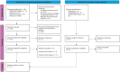A flowchart outlining the PRISMA 2020 process for selecting studies for systematic reviews, involving database and register searches, and other sources