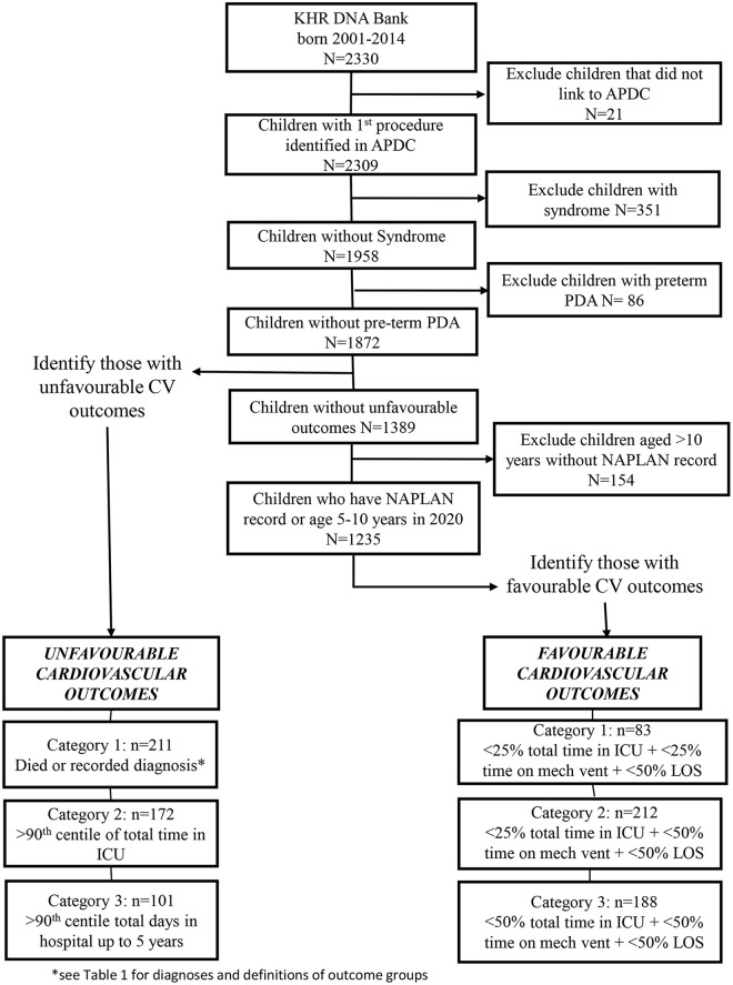 Figure 1: Flow chart of study population