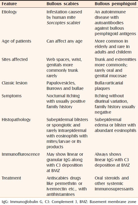 Bullous scabies in an adult: A case report with review of literature - PMC