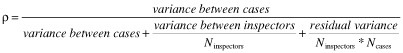 Box 2 Formula used to calculate rho