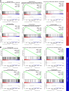 Figure 4. Gene expression signature association analysis. Representative gene set enrichment analysis plots associated with resistance (A) to ADCT-602 [gene sets with higher expression in resistant cells (red)] and sensitivity (B) to ADCT-602 [gene sets with higher expression in sensitive cells (blue)] in B-cell lymphomas. NES, normalized enrichment score.