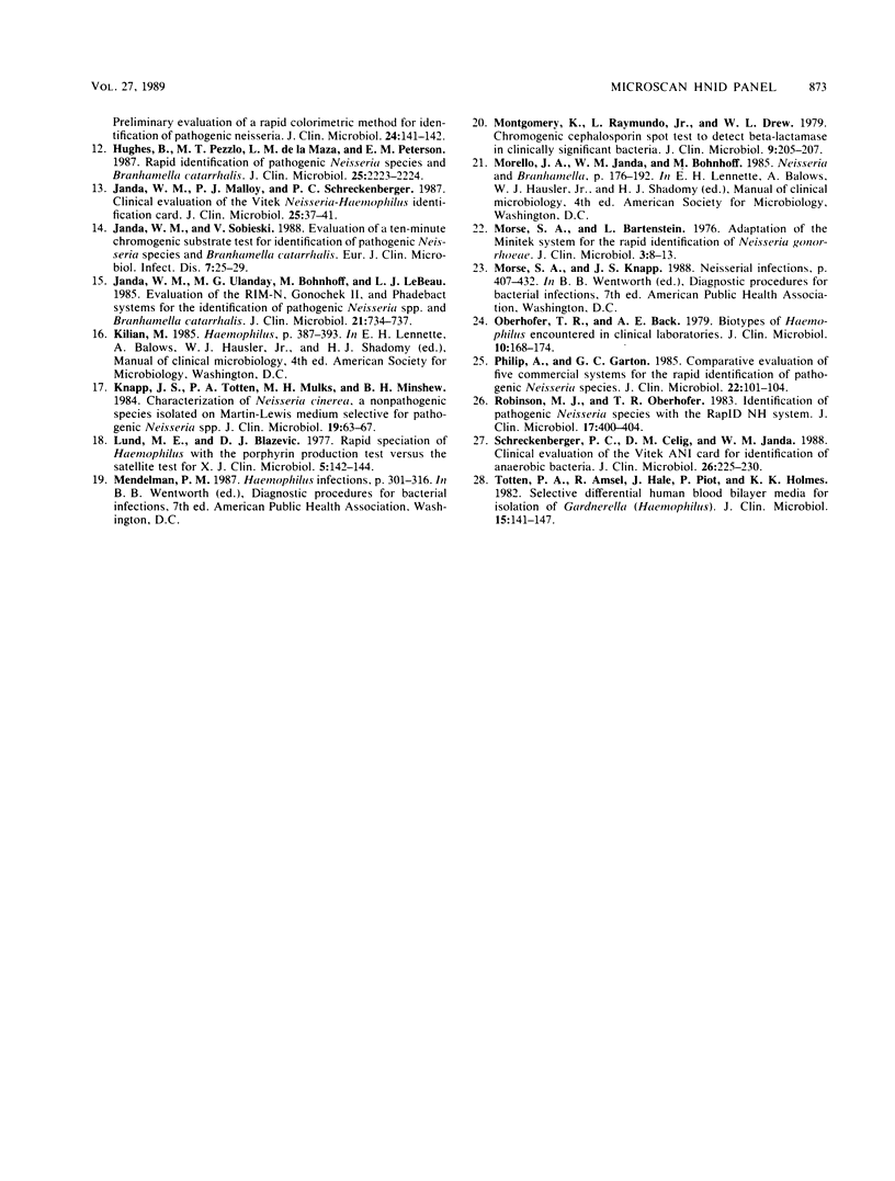 Identification of Neisseria spp., Haemophilus spp., and other ...