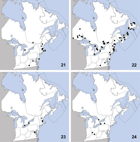 Maps 21–24.