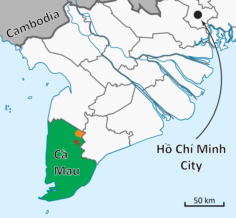 Map of Southern Vietnam v2