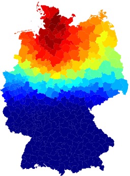  Correlation of effective distance and arrival time during the German
EHEC/HUS outbreak, 2011.