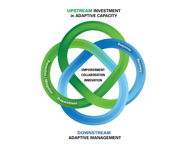 Generalized map of the development of adaptive capacity