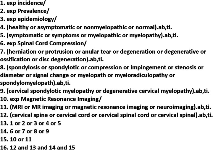 The Prevalence of Asymptomatic and Symptomatic Spinal Cord Compression ...