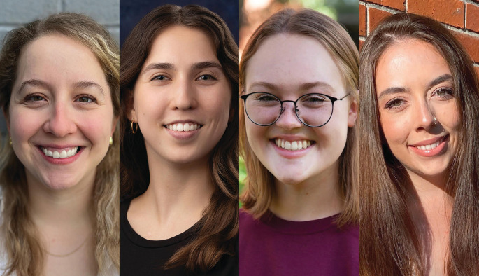 
From left to right: Hailey Taylor, Sarah Chang, Lauren Kimberly, and Sara Trauth
