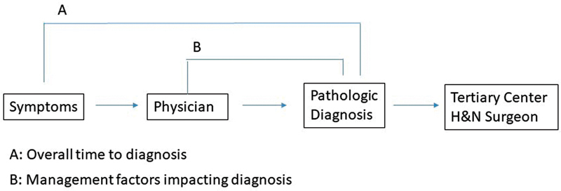 Fig. 1 Flowchart for the diagnosis of patients with OPSCC.