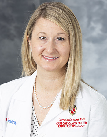 Dr Glide-Hurst is a tenured professor and director of radiation oncology physics in the Department of Human Oncology at the University of Wisconsin–Madison. Her research interests focus on applying artificial intelligence to MRI-based tasks in radiation oncology and in the emerging field of cardio-oncology. Dr Glide-Hurst is a fellow of AAPM and principal investigator for an NIH grant applying advanced artificial intelligence technologies for cardiotoxicity evaluation in patients with cancer.