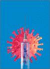 Coronavirus vaccine, conceptual illustration,
