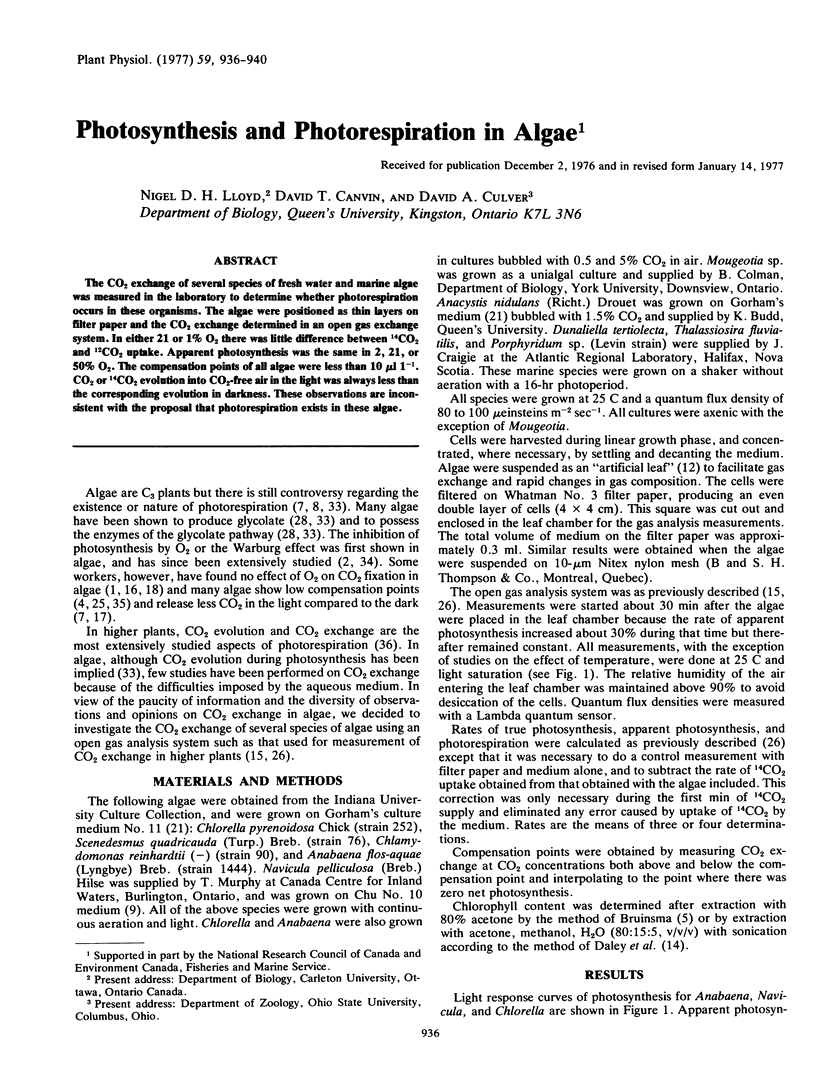 Photosynthesis And Photorespiration In Algae PMC