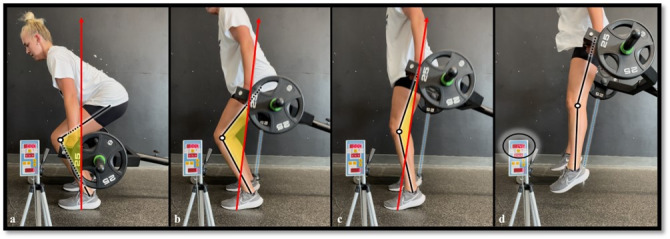 A collage of a person lifting a weight Description automatically generated