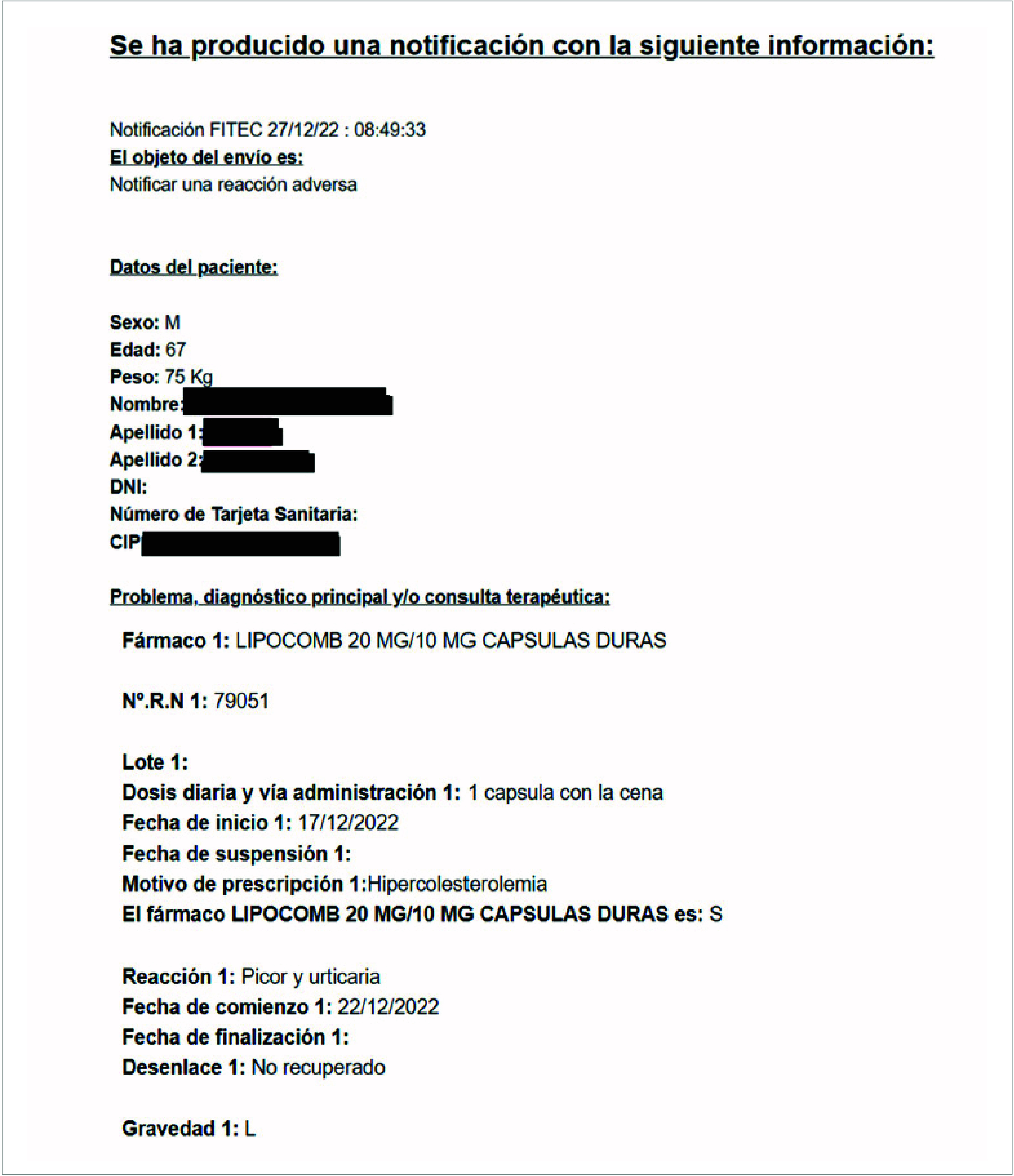 Anexo 2. Notificación de sospecha de RAM a farmacovigilancia (AEPMS)