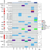 Figure 4. Whole-genome sequencing in leukemic Pax5+/− mice. Oncoprint of somatic single-nucleotide mutations and copy-number alterations across seven leukemia samples from Pax5+/− control mice (light blue) and one leukemia from Pax5+/− ruxolitinib-treated mouse (dark blue). Somatic alterations are clustered by gene. Tumor DNA was derived from whole leukemic BM or LN, while tail DNA of the respective mouse was used as reference germline material. Previously reported known human or mouse leukemia hotspot mutations are highlighted (red). Mean tumor variant allele fraction for each single nucleotide mutation is shown on the dot plot on the right.