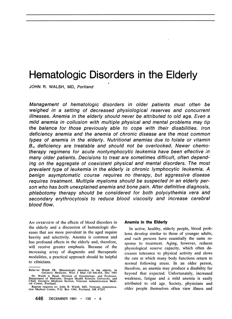 Hematologic Disorders In The Elderly PMC hematologic-disorders-in-the-elderly-pmc