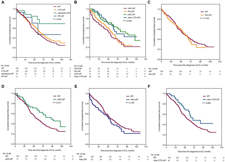 Disease progression in patients with usual interstitial pneumonia and ...