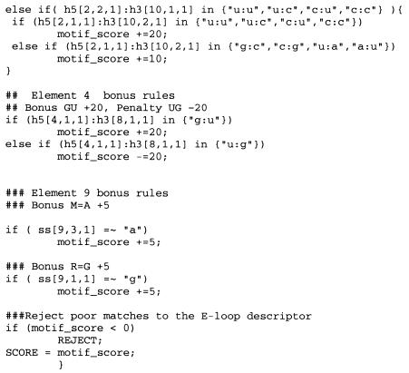 RNAMotif, an RNA secondary structure definition and search algorithm - PMC