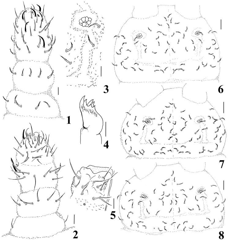 Figures 1–8.