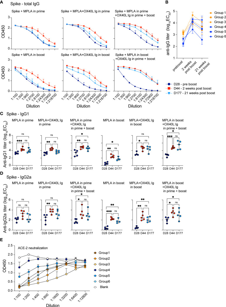 OX40 agonist stimulation increases and sustains humoral and cell ...