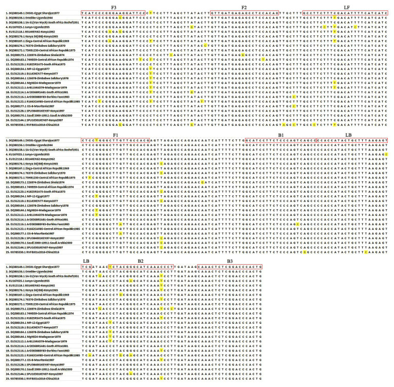 Development of a Visible Reverse Transcription-Loop-Mediated Isothermal ...