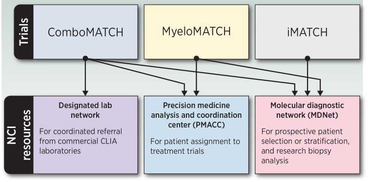 Figure 2. NCI resources supporting the Precision Medicine Initiatives.