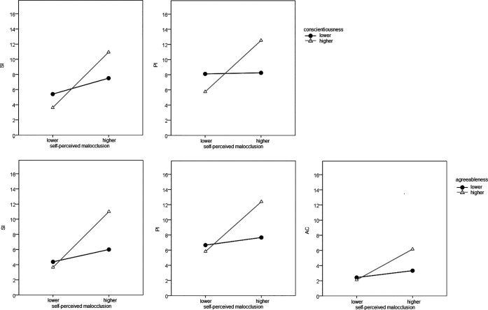 Figure 1. Moderating effect of personality traits.