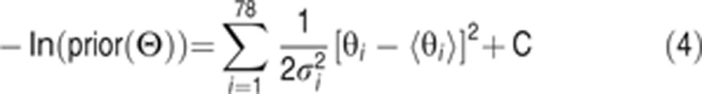 Parameter estimation using a Bayesian MCMC walk