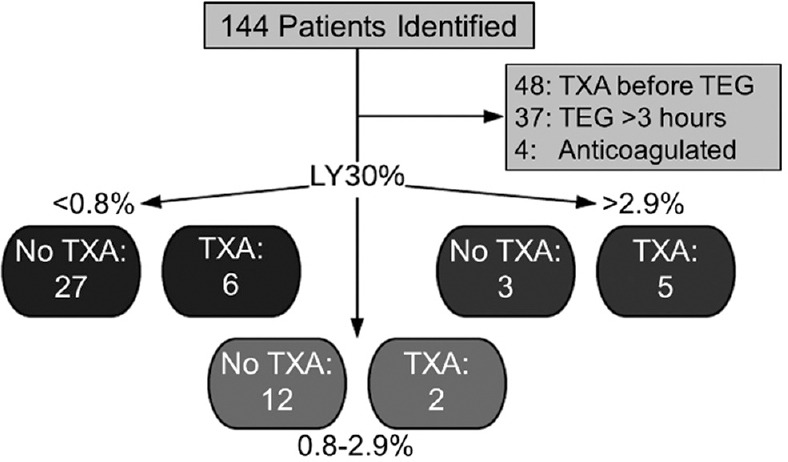 Safety and efficacy of thromboelastography guidance of antifibrinolytic ...